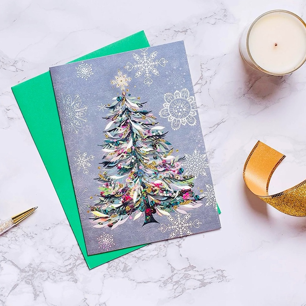 PAPYRUS Embellished Elegant Christmas Cards Holiday Greeting Card Box Set